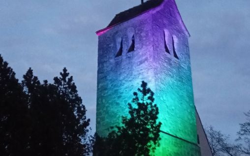 Beleuchtung Kirche Bremgarten Bern Jubiläumsjahr 2026