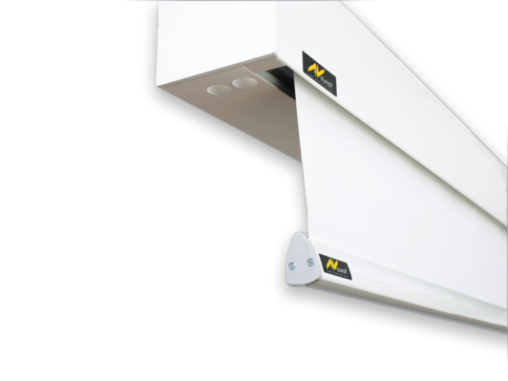 Rollleinwand 300 x 300cm, Aufpro-Tuch