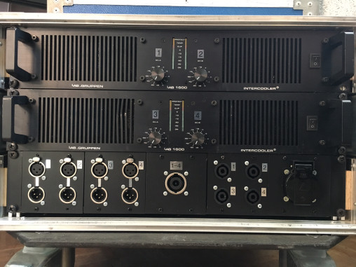 Endstufen-Rack 4-Kanal, LAB 1600, 4 x 800W