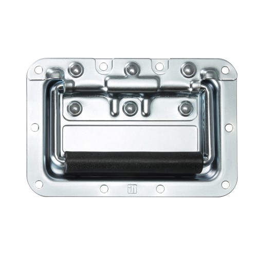 Klappgriff mittel gefedert in Einbauschale 8mm tief