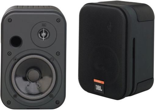 Lautsprecher JBL Control One, 50W, passiv, schwarz inkl. Wandhalterung (Paar)