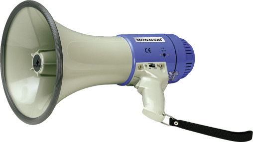 Megaphon mit Sirene und Mikrofon
