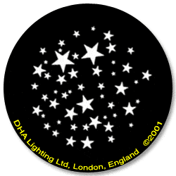 Metall-Gobo, DHA 99225 Stars 11, Grösse B