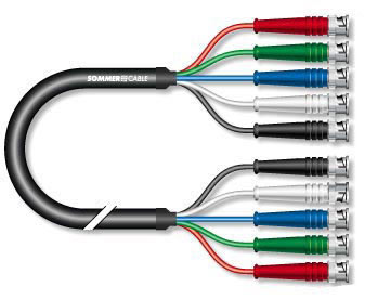 RGBHV-Kabel (5 x BNC), 30m