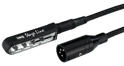 Schwanenhalsleuchte LED 30cm, XLR 4-pol, 12V